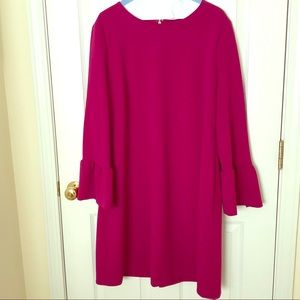 Pink Tommy dress with cute bell sleeves